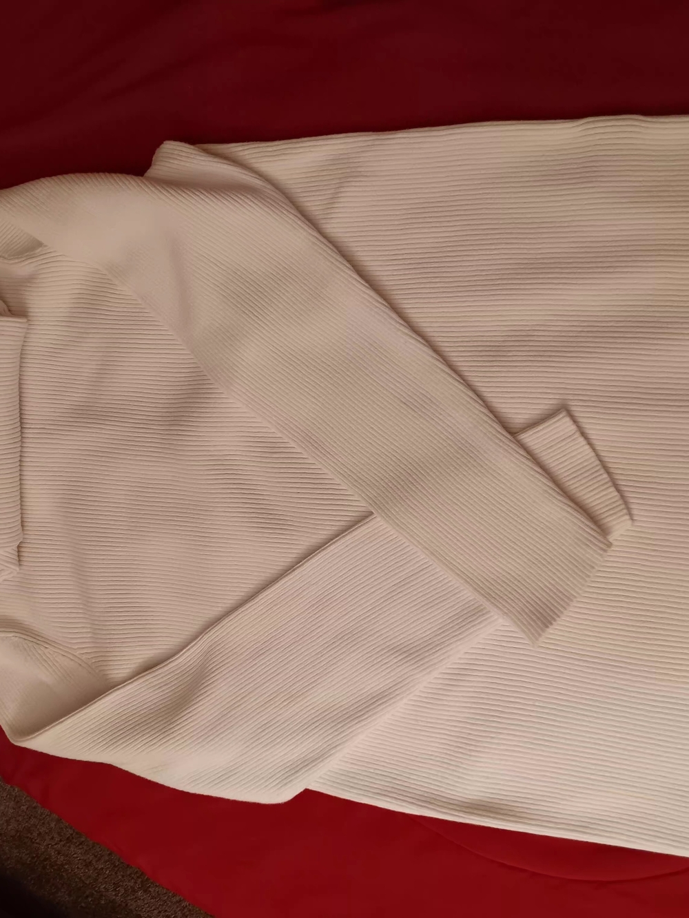 Ralph Lauren Cream Ribbed Turtleneck Sweater